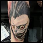 10 escalofriantes tatuajes Death Note de Ryuk The Shinigami