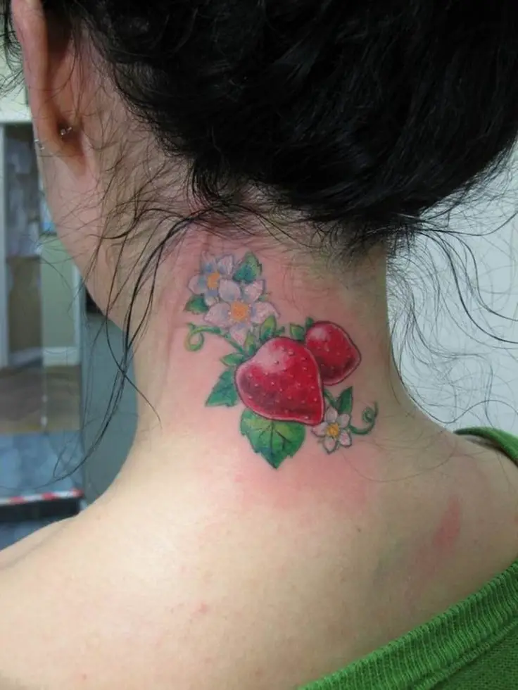 Tatuaje de fresa