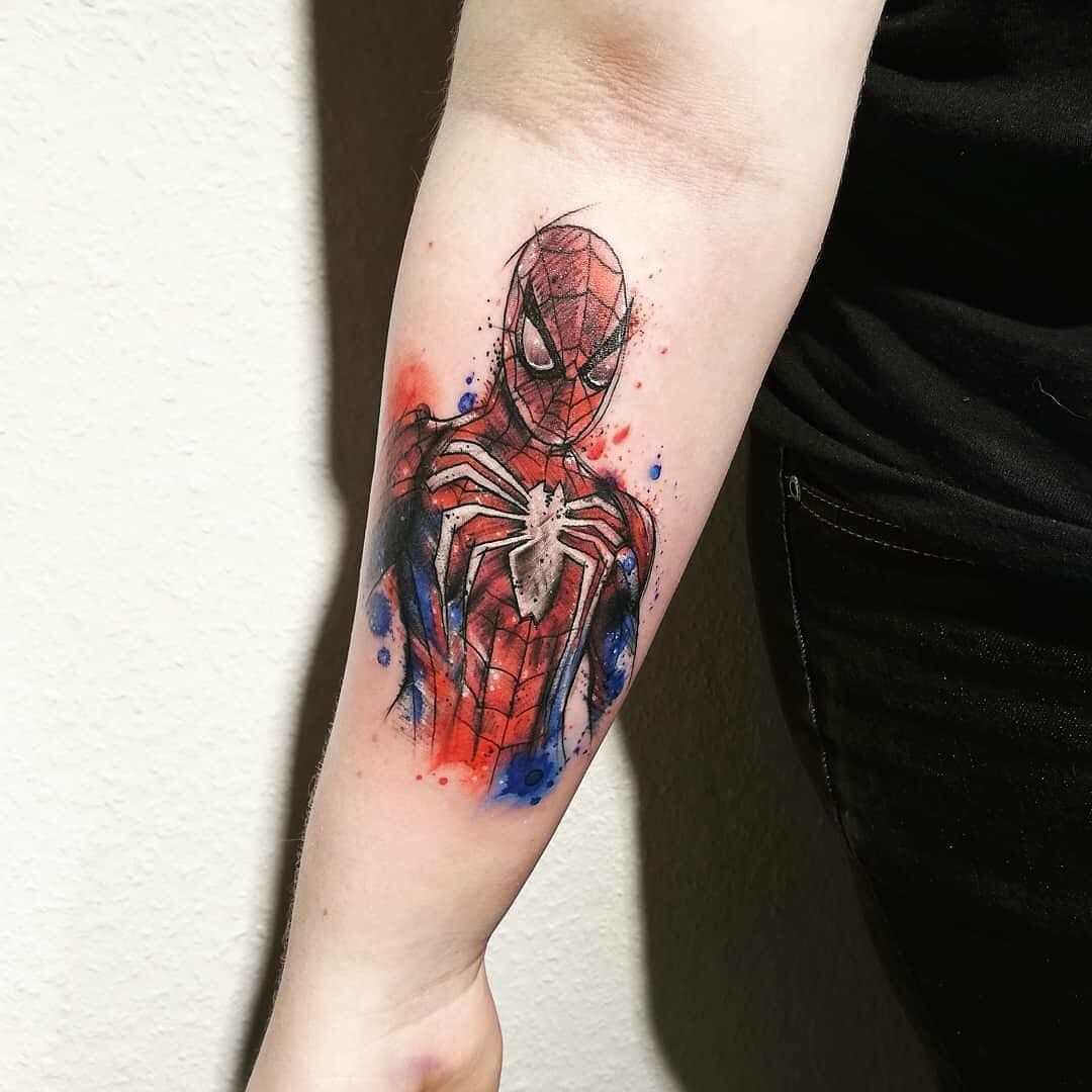 125 mejores tatuajes de Spiderman para 2021 - Tatuajes 360