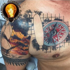 El artista del tatuaje de Huntington Beach Brian Ragusin 3