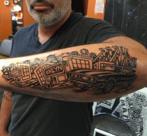 Artista del tatuaje de Nueva York Adam Suerte 2