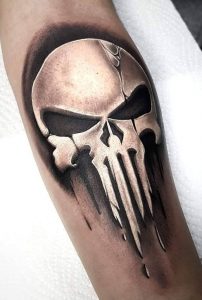 Tatuaje De Calavera Punisher 