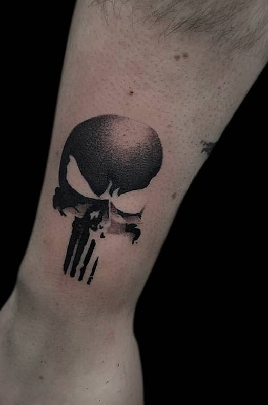 Tatuaje De Calavera Punisher 