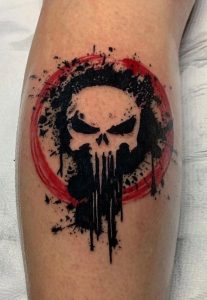 Tatuaje De Calavera Punisher 