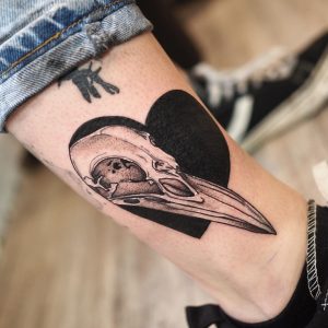 Bird Skull tattoo