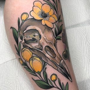 Bird Skull tattoo