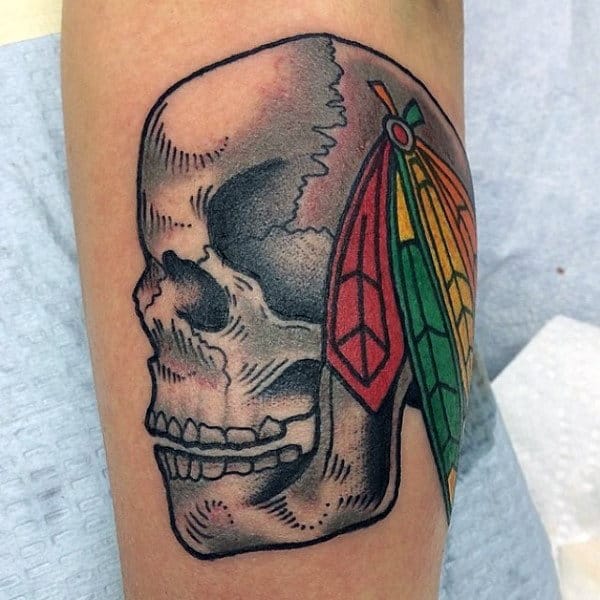 Tatuaje de hockey sobre hielo
