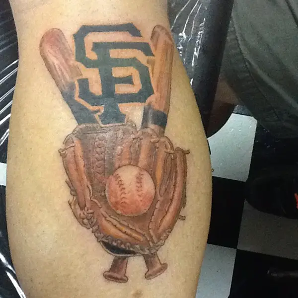 Tatuaje de béisbol