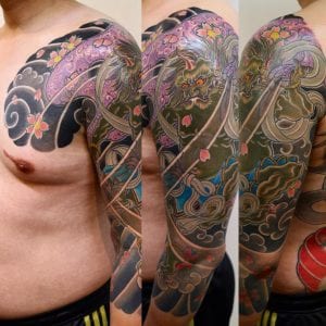 Fujin tatuaje