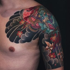 Fujin tatuaje