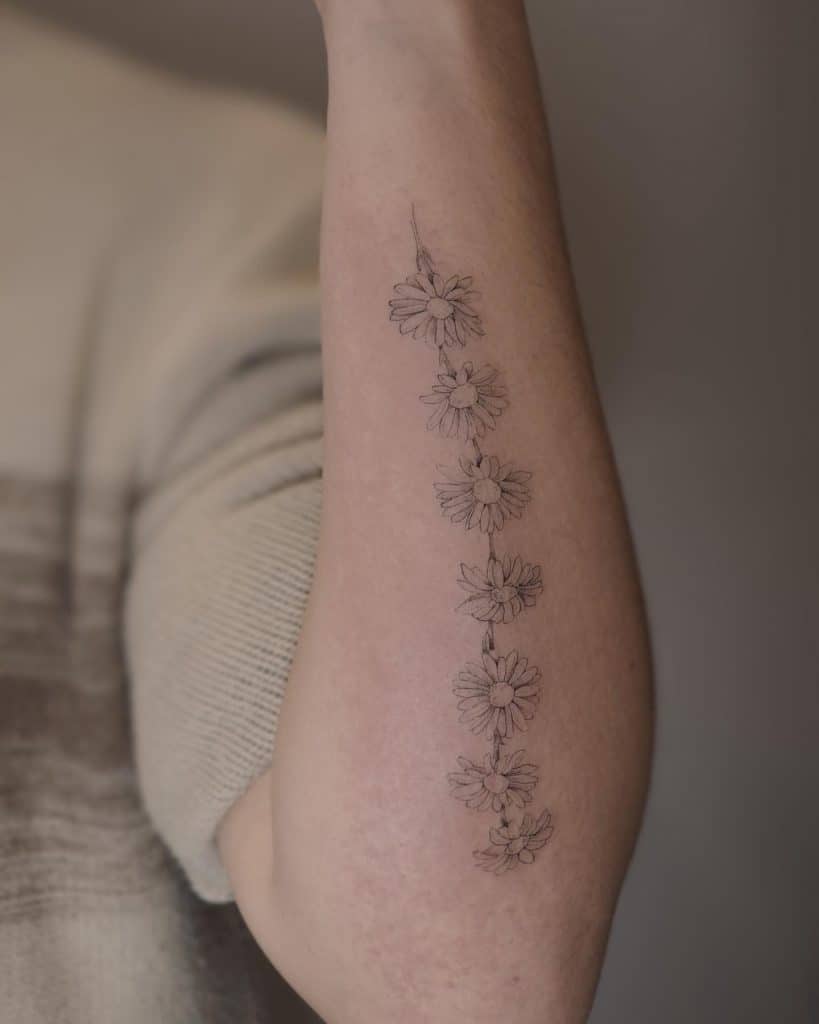 Daisy Tattoo 3