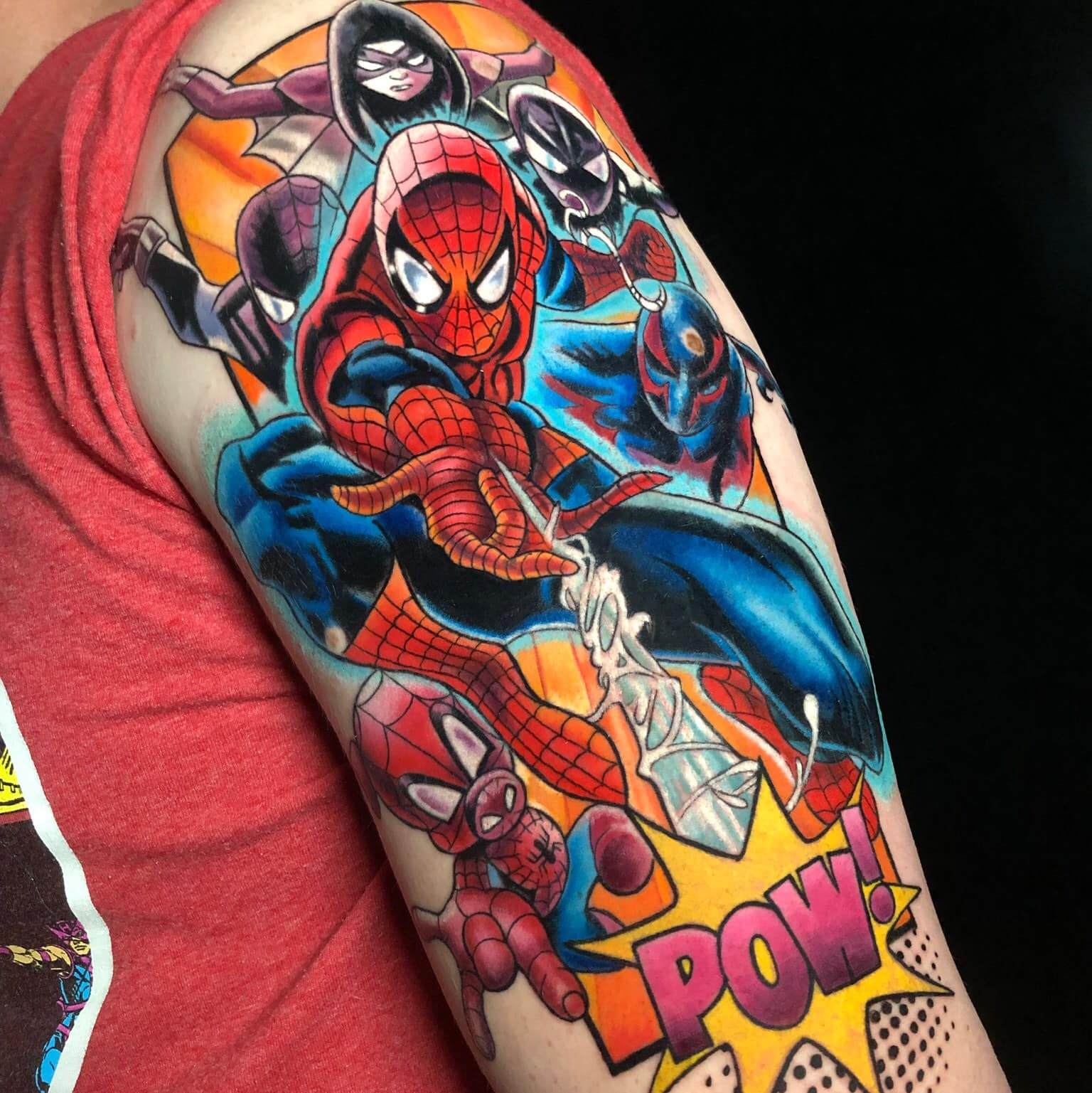 Tatuaje de spiderman