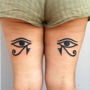 Tatuaje Ojo de Horus vs Ojo de Ra