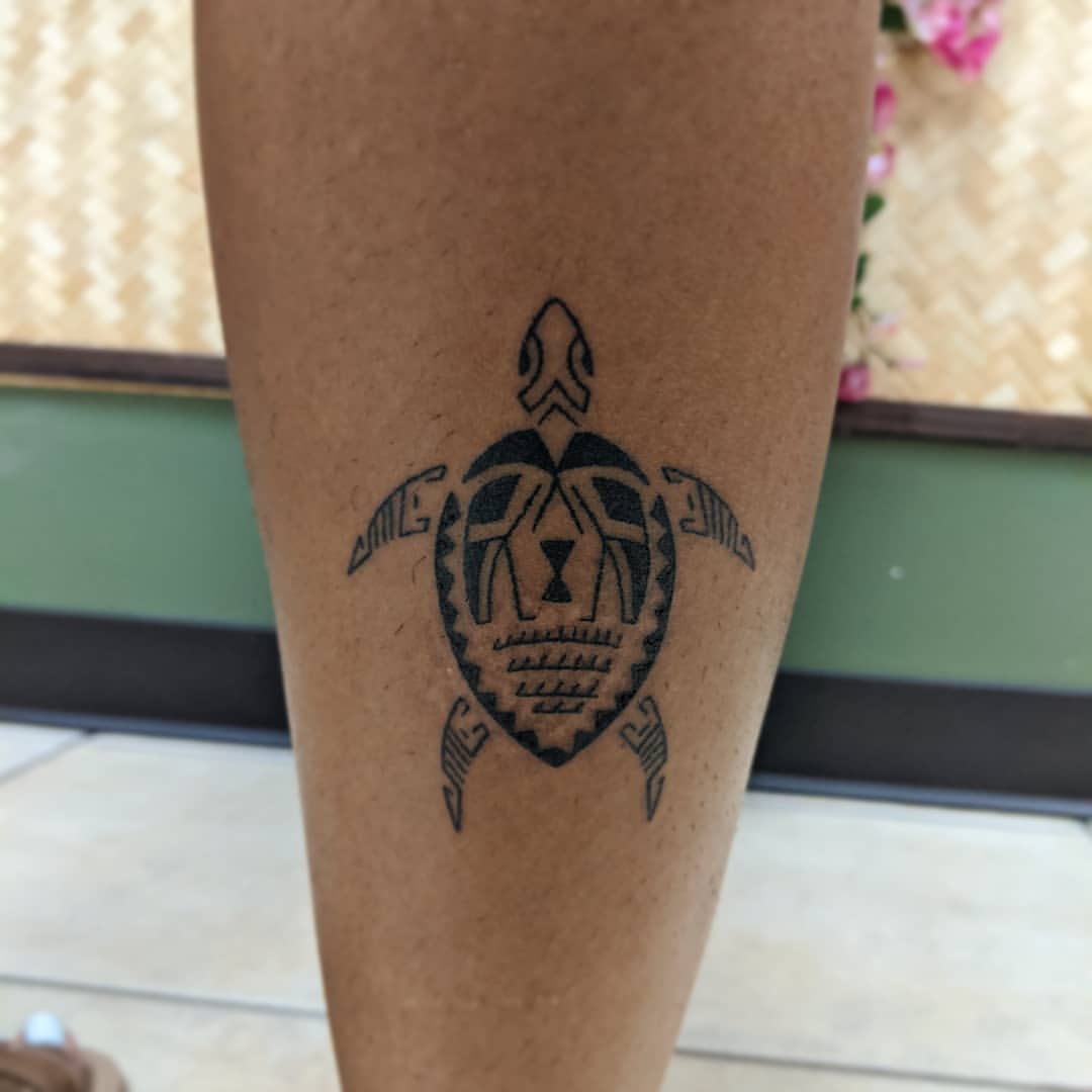 Diseños de tatuajes de tortugas tribales 1