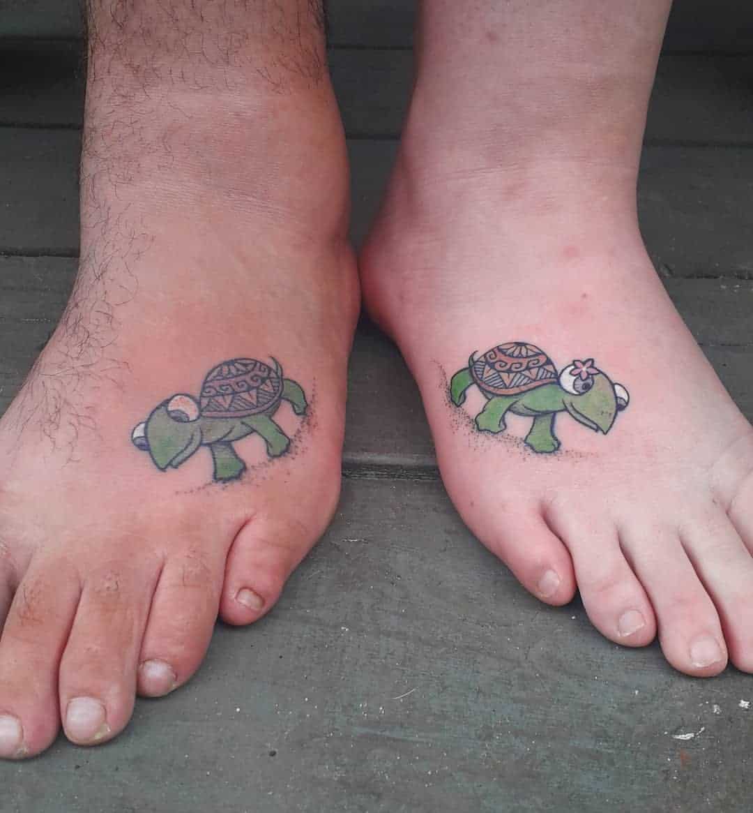 Tatuajes de tortugas estilo dibujo animado 2