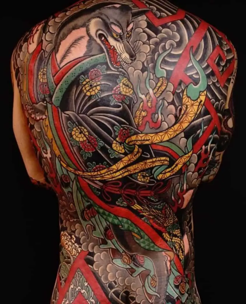 Tatuaje japonés Kitsune