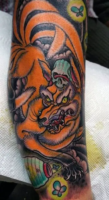 Tatuaje Evil Kitsune