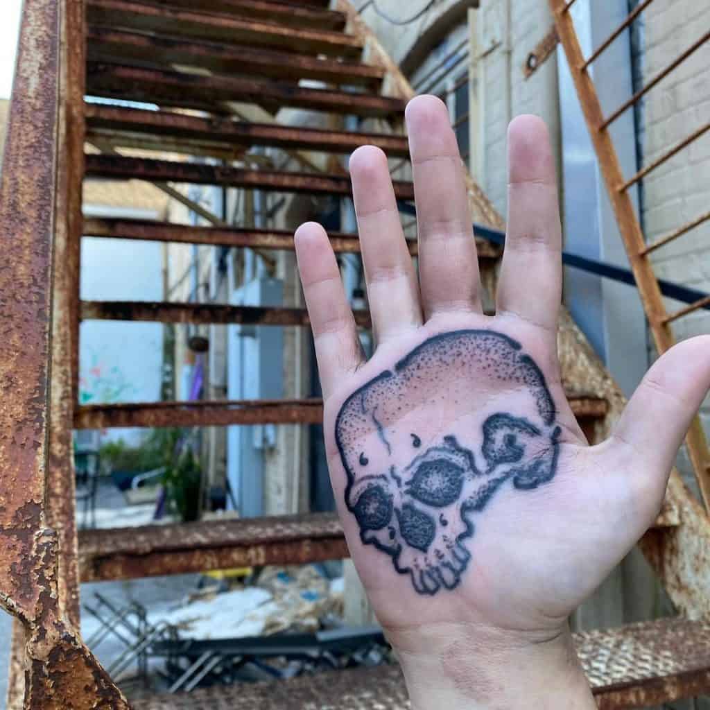 Tatuaje de la palma de la mano