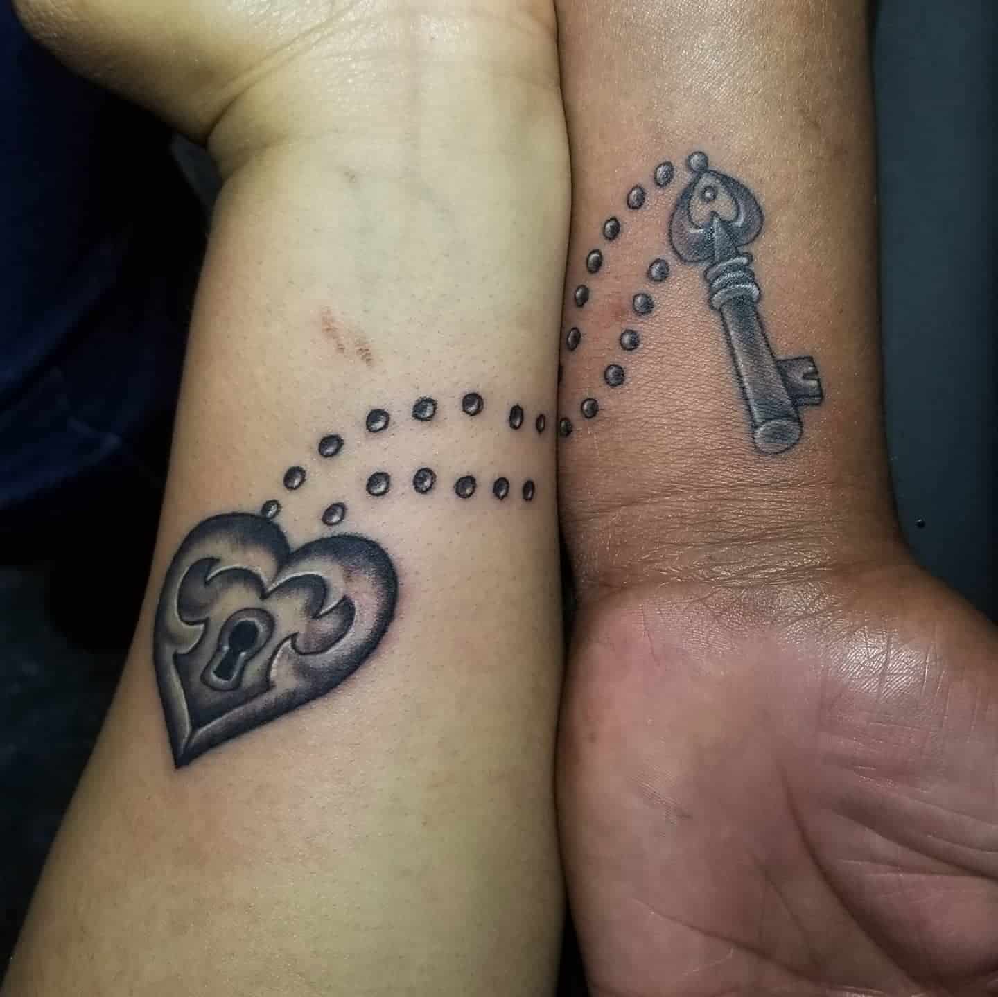 Tatuaje de llave y candado 2