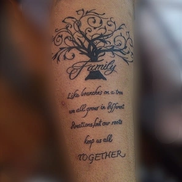 tatuaje del árbol genealógico 1