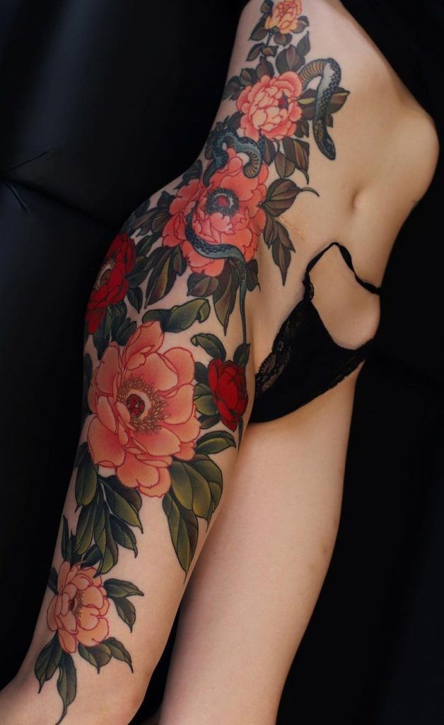 Tatuaje De Flor Yuuz