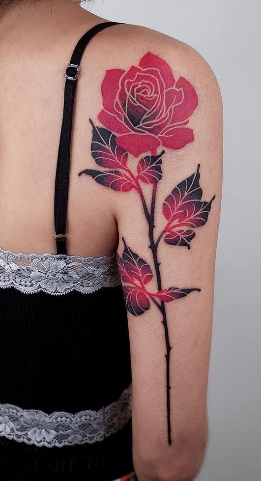 Tatuaje de flor BBrung