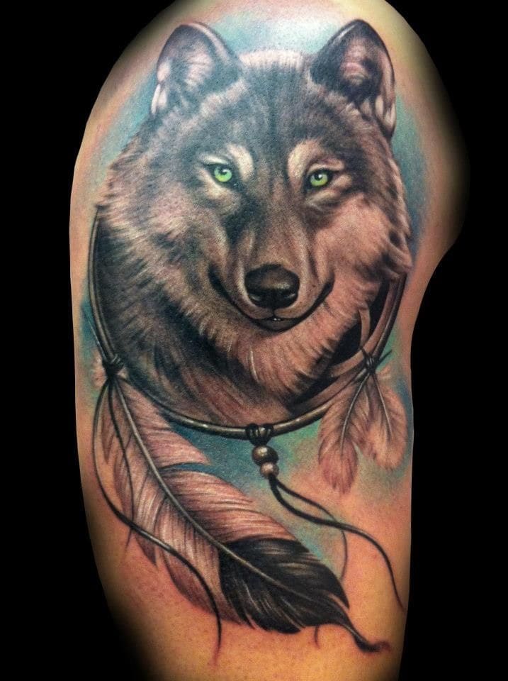 125 tatuajes de lobos que explotarán - Tatuajes 360