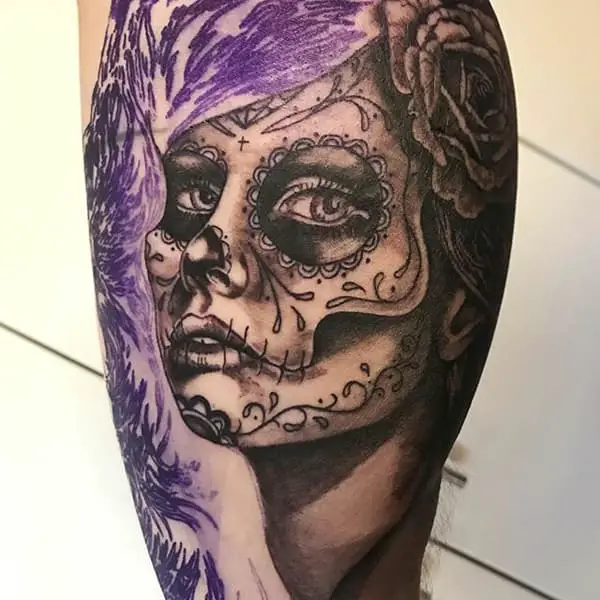 tatuaje del dia de los muertos