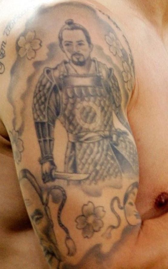 Tatuaje de fabio samurai
