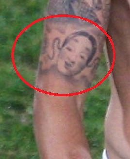 Fabio hombro tatuaje cara