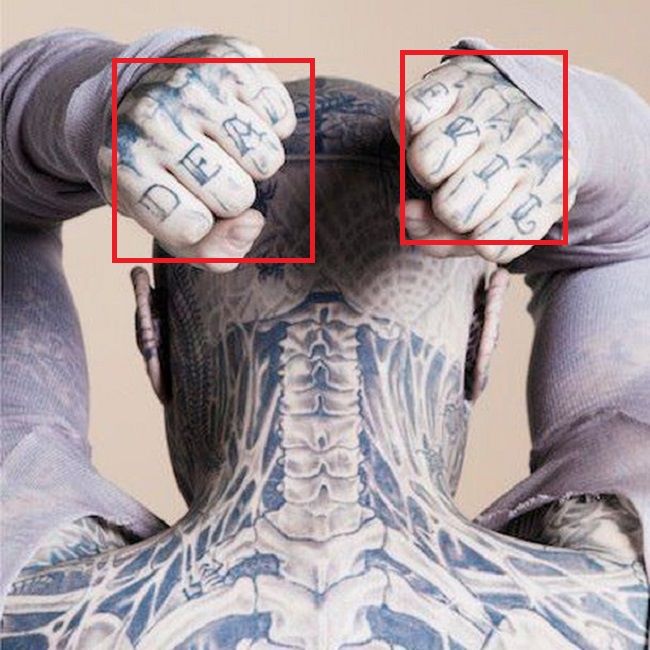 Rick Genest-DEAD EVIL-Tattoo