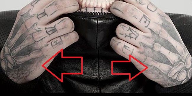 Rick Genest-Bones of Hands-Tattoo