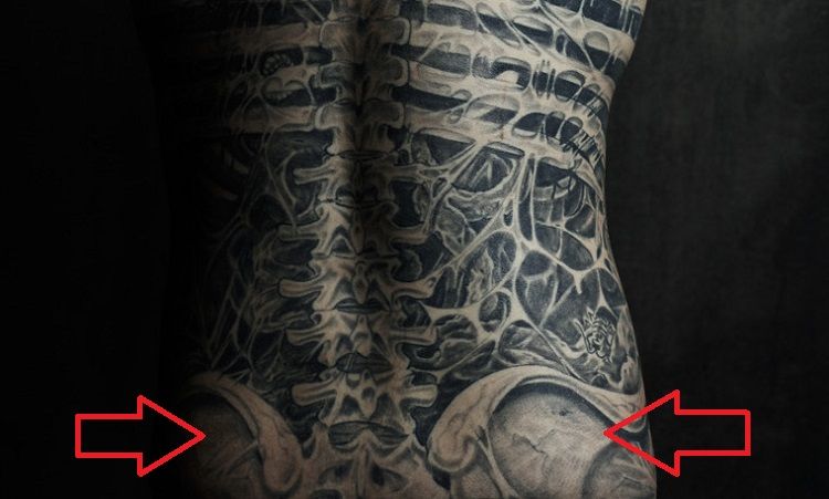 Rick Genest-Hip Bone-Tattoo