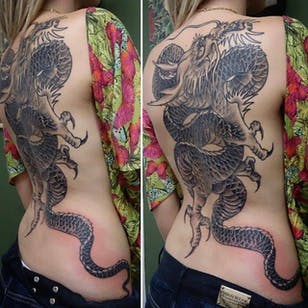 # dragão #dragon #AlcidesCorrea #TatuagemSolidaria #DesejoDoVictor #brasil
