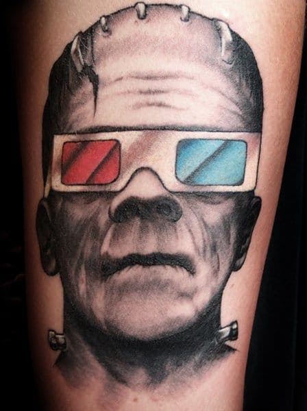 Me encanta la singularidad de esta pieza del tatuador de Scott Campbell #scottcampbell #portrait