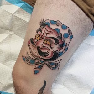 Tatuaje de Hyottoko