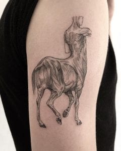 Tatuaje de centauro