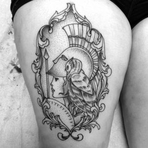 Tatuaje de atenea