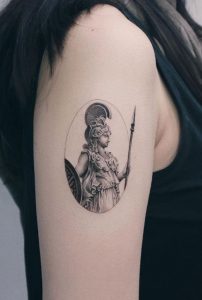 Tatuaje de atenea