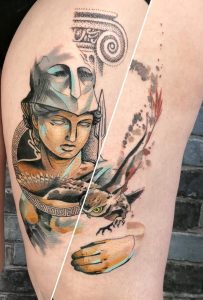Tatuaje de atenea
