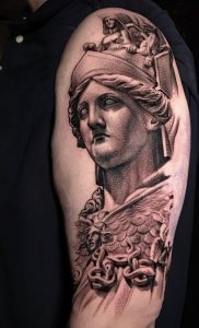 Tatuaje de atenea