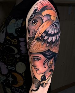 Tatuaje de atenea