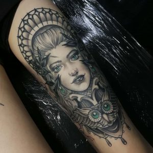 Tatuaje de atenea