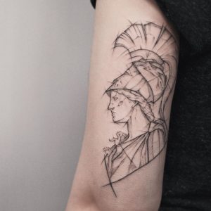 Tatuaje de atenea