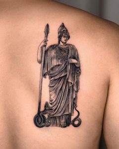 Tatuaje de atenea