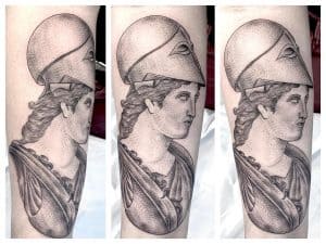 Tatuaje de atenea