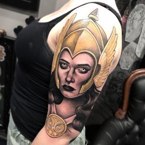 Tatuaje de atenea