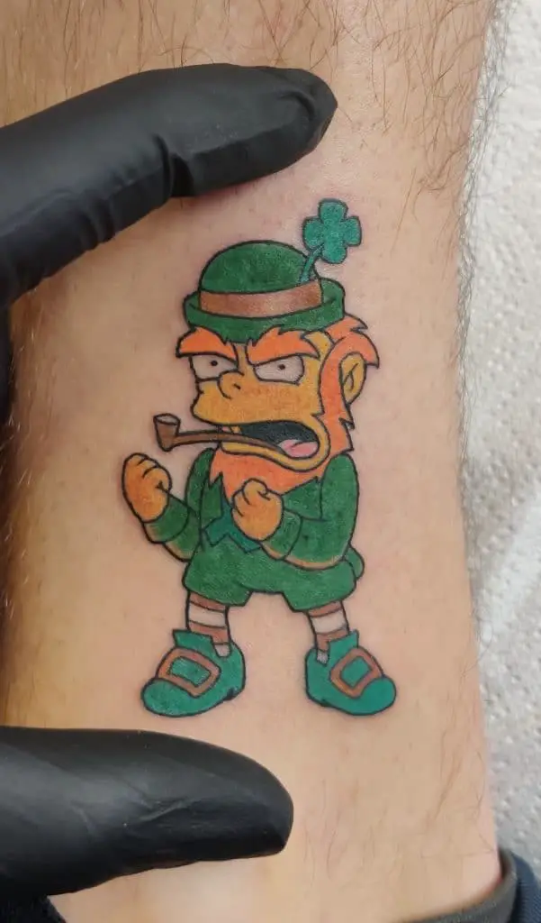 Pequeño tatuaje de duende