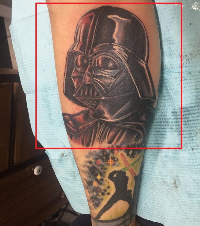 Tatuajes de Adam Sperandio-Darth Vader-Star Wars