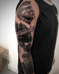 Peaky Blinders tatuaje